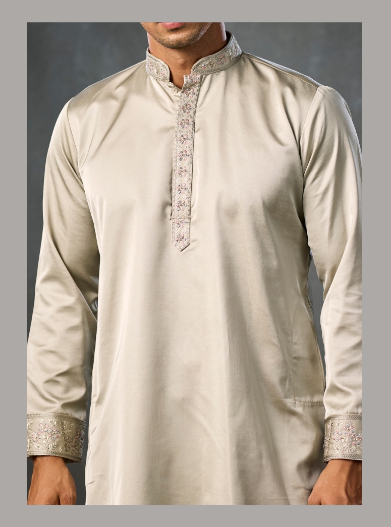 PASTEL EMBROIDERED  JACKET  